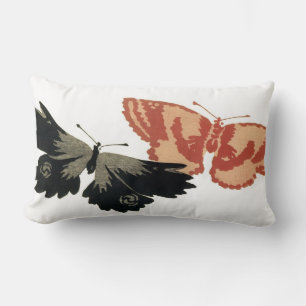 Coussin Rectangle Deux papillons Vintages