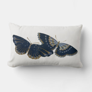 Coussin Rectangle Deux papillons Vintages