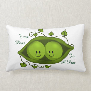 Coussin Rectangle Deux Petits Pois En Pois