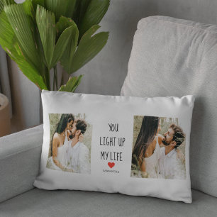 Coussin Rectangle Deux photos   Happy Valentines Day  
