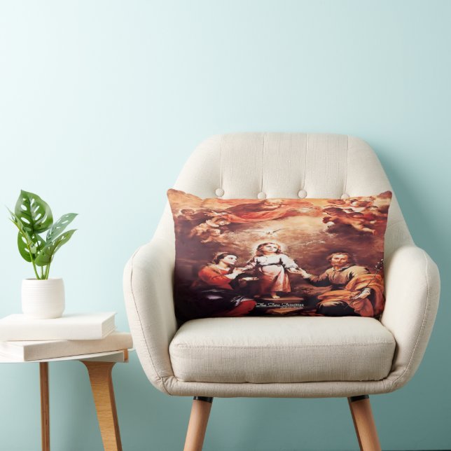Coussin Rectangle Deux trinités (Chaise)