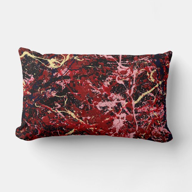 Coussin Rectangle ~ d'INSTANTANÉ de FOUDRE (une conception d'art (Recto)