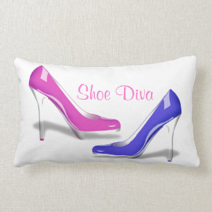 Coussin Rectangle Diva de chaussure - les chaussures me font le