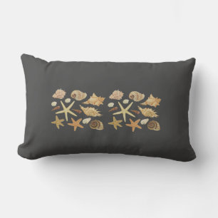 Coussin Rectangle Divers coquillages étoiles de mer