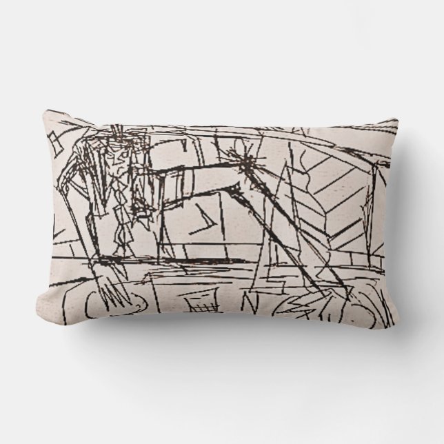 COUSSIN RECTANGLE DJ EFFRAYANT (Recto)