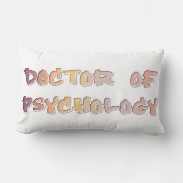 Coussin Rectangle Docteur de la psychologie (Recto)