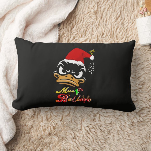 Coussin Rectangle Doit Croire Noël (Couverture)