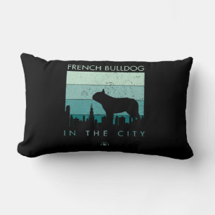 Coussin Rectangle Don de chien French Bulldog Dans La Ville