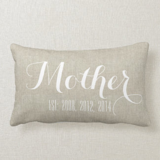 Coussin Rectangle Dons personnalisés pour la Fête des Mères