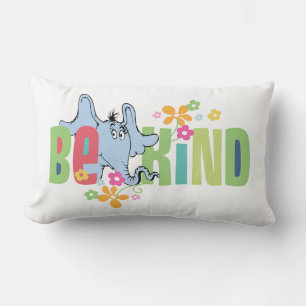 Coussin Rectangle Dr. Seuss Horton entend un Qui!   Soyez gentil