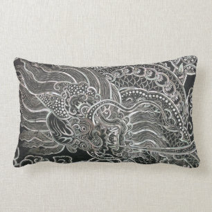 Coussin Rectangle Dragon vintage de Bangkok
