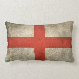 Coussin Rectangle Drapeau affligé par cru de l'Angleterre