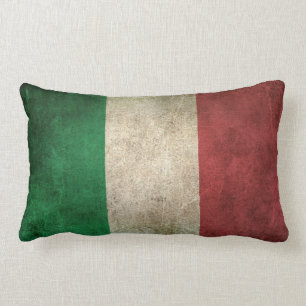 Coussin Rectangle Drapeau affligé par cru de l'Italie