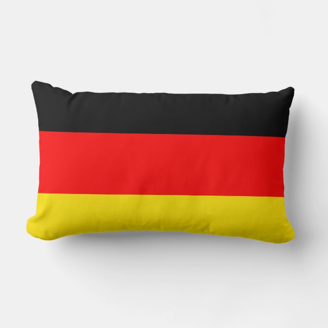 Coussin Rectangle Drapeau Allemagne (Recto)