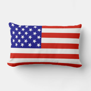 COUSSIN RECTANGLE DRAPEAU AMÉRICAIN