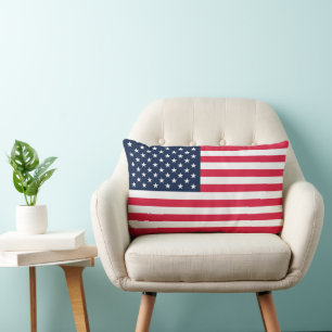 Coussin Rectangle Drapeau américain 50 étoiles : Old Glory Stars and