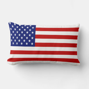 Coussin Rectangle Drapeau américain cool et patriotique