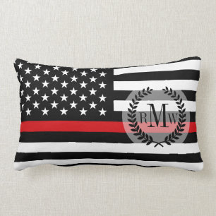 Coussin Rectangle Drapeau américain de style patriotique de