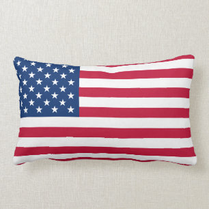 Coussin Rectangle Drapeau américain patriotique Drapeau américain ét
