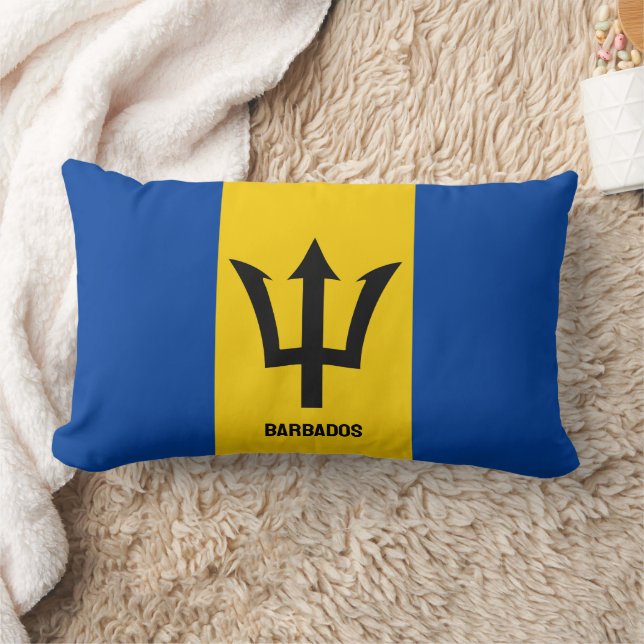 Coussin Rectangle Drapeau Barbade (Couverture)