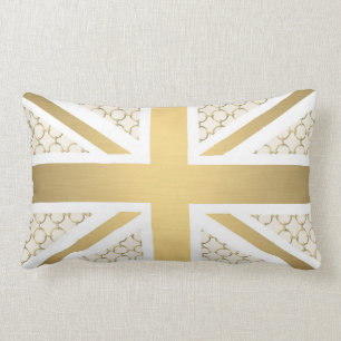 Coussin Rectangle Drapeau BRITANNIQUE d'Union Jack avec le motif