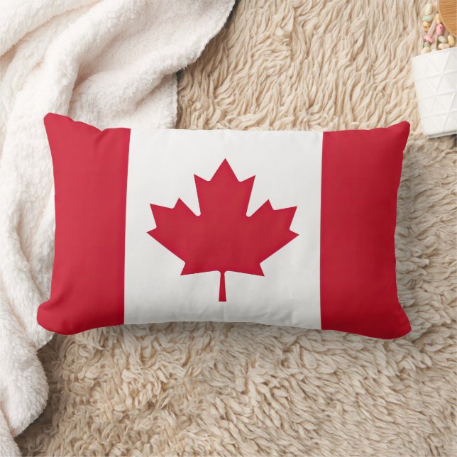 Coussin Rectangle Drapeau Canada (Couverture)
