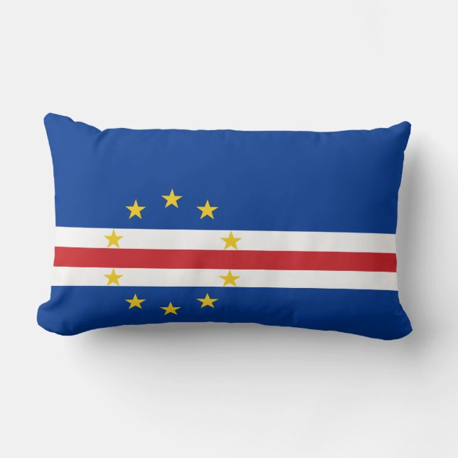Coussin Rectangle Drapeau cap-verdien (Cap-Vert) (Recto)