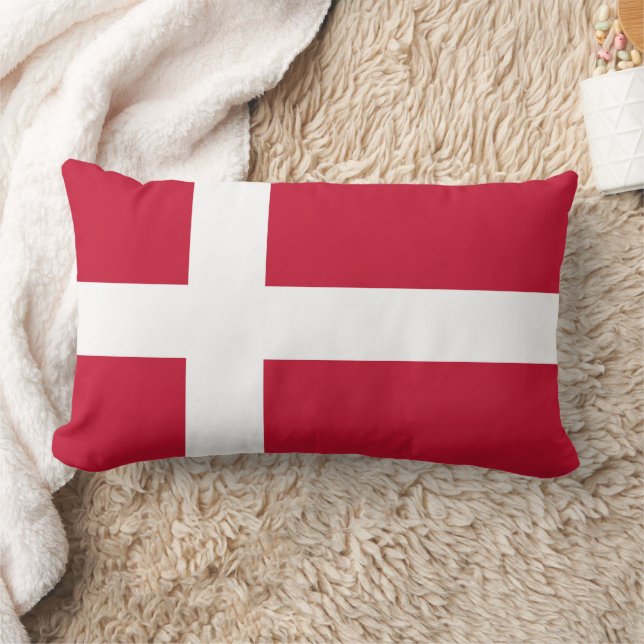 Coussin Rectangle Drapeau Danemark  (Couverture)