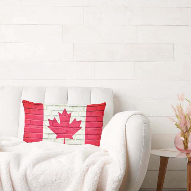 Coussin Rectangle Drapeau de brique CANADA (Canapé)