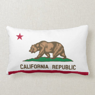 Coussin Rectangle Drapeau de Californie