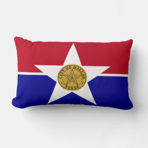 Coussin Rectangle Drapeau de Dallas (Texas)