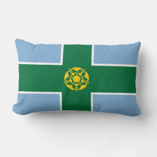 Coussin Rectangle Drapeau de Derbyshire (Comté d'Angleterre, Royaume