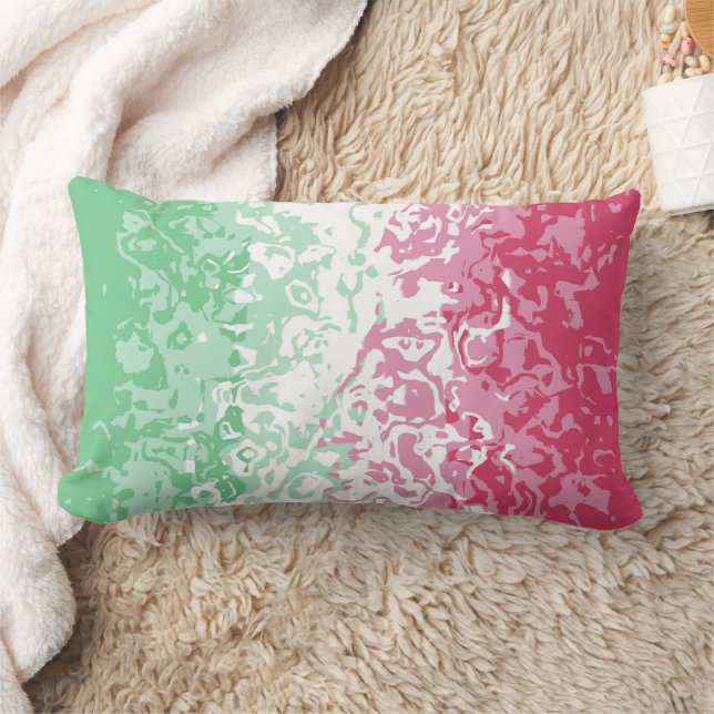 Coussin Rectangle Drapeau de fierté abrosexuel abstrait groovy psych (Couverture)