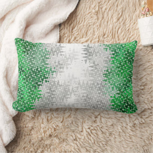 Coussin Rectangle Drapeau de fierté grisromantique abstrait ondulé t