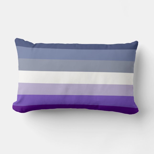 Coussin Rectangle Drapeau de fierté lesbienne Butch (Recto)