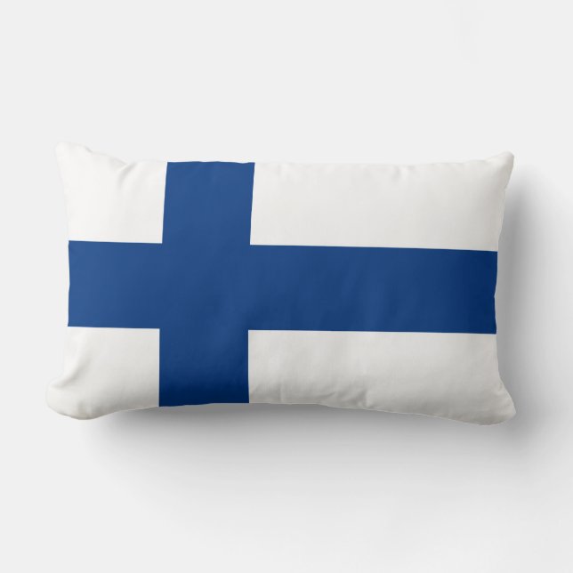 Coussin Rectangle Drapeau de la Finlande (Recto)