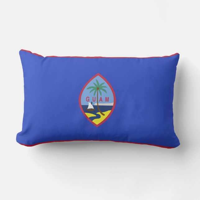 Coussin Rectangle Drapeau de la Guam (Recto)