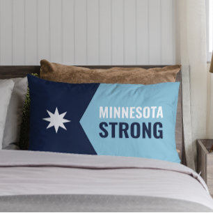 Coussin Rectangle Drapeau de l'État rebelle du Minnesota