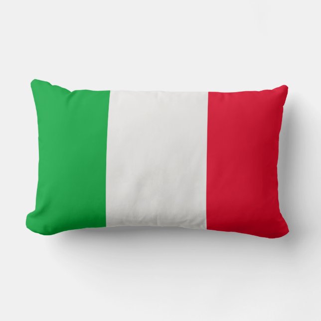 Coussin Rectangle Drapeau de l'Italie (Recto)