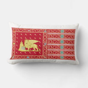 Coussin Rectangle Drapeau de Venise, Italie (Venezia, Vénétie, Itali