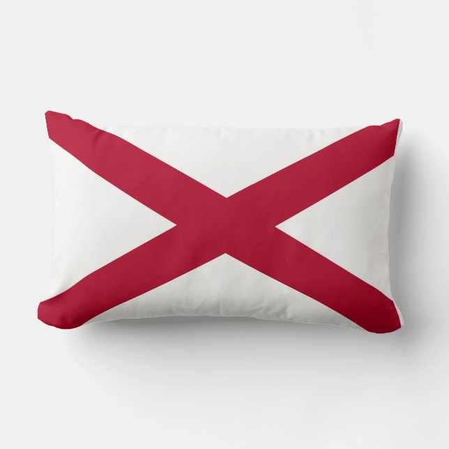 Coussin Rectangle Drapeau d'État Alabama Imprimer Patriotique (Recto)