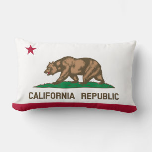 Coussin Rectangle Drapeau d'État de Californie