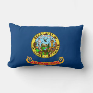 Coussin Rectangle Drapeau d'État de l'Idaho