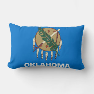 Coussin Rectangle Drapeau d'État de l'Oklahoma Imprimer Patriotique