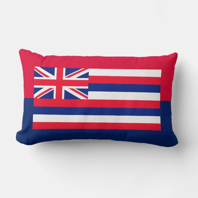 Coussin Rectangle Drapeau d'État d'Hawaii (Recto)