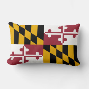 Coussin Rectangle Drapeau d'État du Maryland