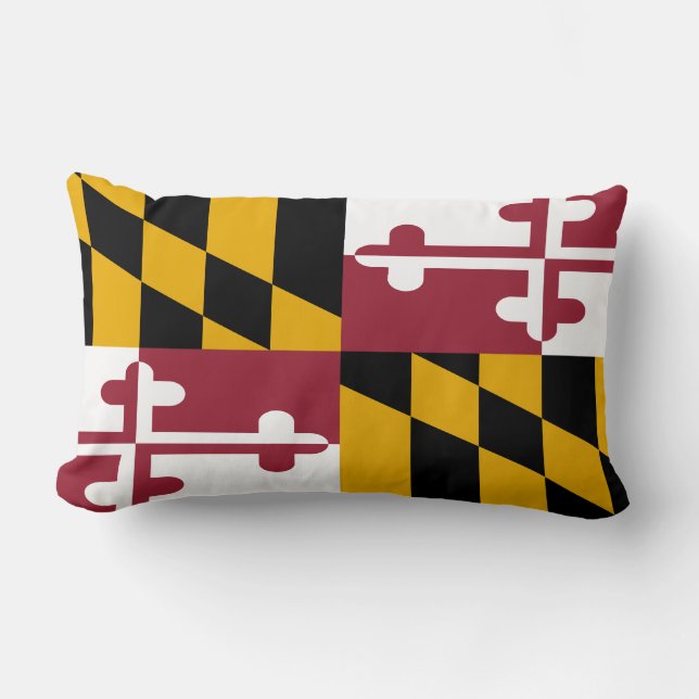 Coussin Rectangle Drapeau d'état du Maryland (Recto)