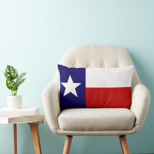 Coussin Rectangle Drapeau d'état du Texas Imprimer Patriotique