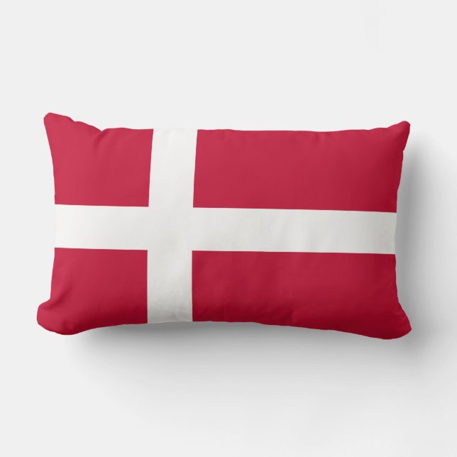 Coussin Rectangle Drapeau du Danemark (Recto)