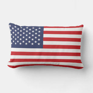 Coussin Rectangle Drapeau du Patriote Rouge
